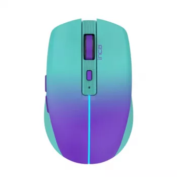 INCA Wireless hiir Iwm-511rm - Rf Wireless + Bluetooth + USB USB-C - 1600dpi - 6buttons - roheline Violet