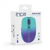 INCA Wireless hiir Iwm-511rm - Rf Wireless + Bluetooth + USB USB-C - 1600dpi - 6buttons - roheline Violet