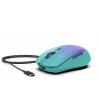 INCA Wireless hiir Iwm-511rm - Rf Wireless + Bluetooth + USB USB-C - 1600dpi - 6buttons - roheline Violet