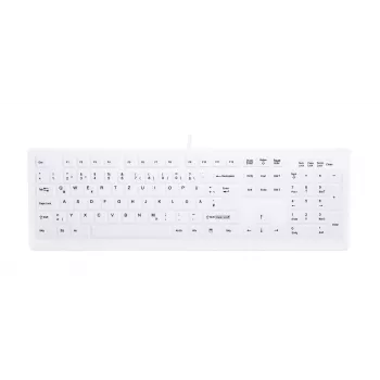 Contour Design Active Key Contour ClassicClean Meditsiiniline klaviatuur eemaldatava kaanega, täissuuruses, juhtmega, valge, DE C8100