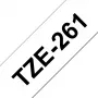 Brother TZE-261 sildilint, must valgel TZ