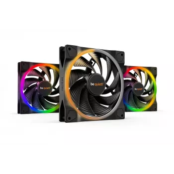 be quiet Light Wings 140mm ARGB PWM High Speed Fan Must 3 Pack