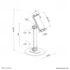 Neomounts DS15-540WH1 Universaalne tahvelarvuti alus 4.7-12.9 tolli