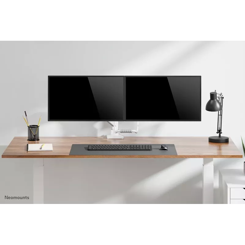 Neomounts DS75-450WH2 Monitori käsi 17-32 tolli - gaasivedru - Topfix - 180°-piirik