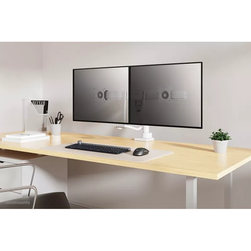 Neomounts DS75-450WH2 Monitori käsi 17-32 tolli - gaasivedru - Topfix - 180°-piirik