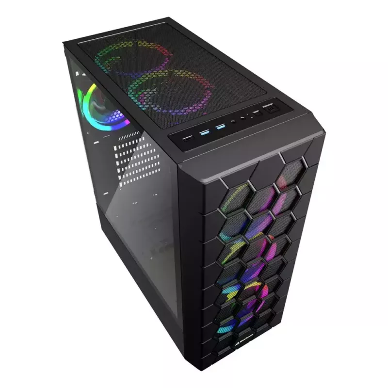 Arvuti korpus Sharkoon RGB HEX Desktop Black