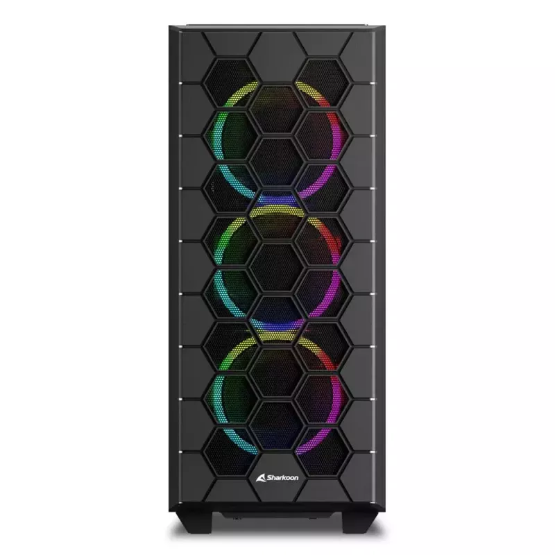 Arvuti korpus Sharkoon RGB HEX Desktop Black