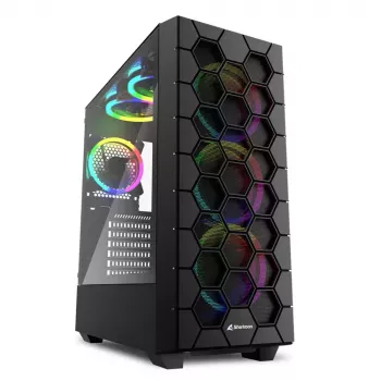 Arvuti korpus Sharkoon RGB HEX Desktop Black