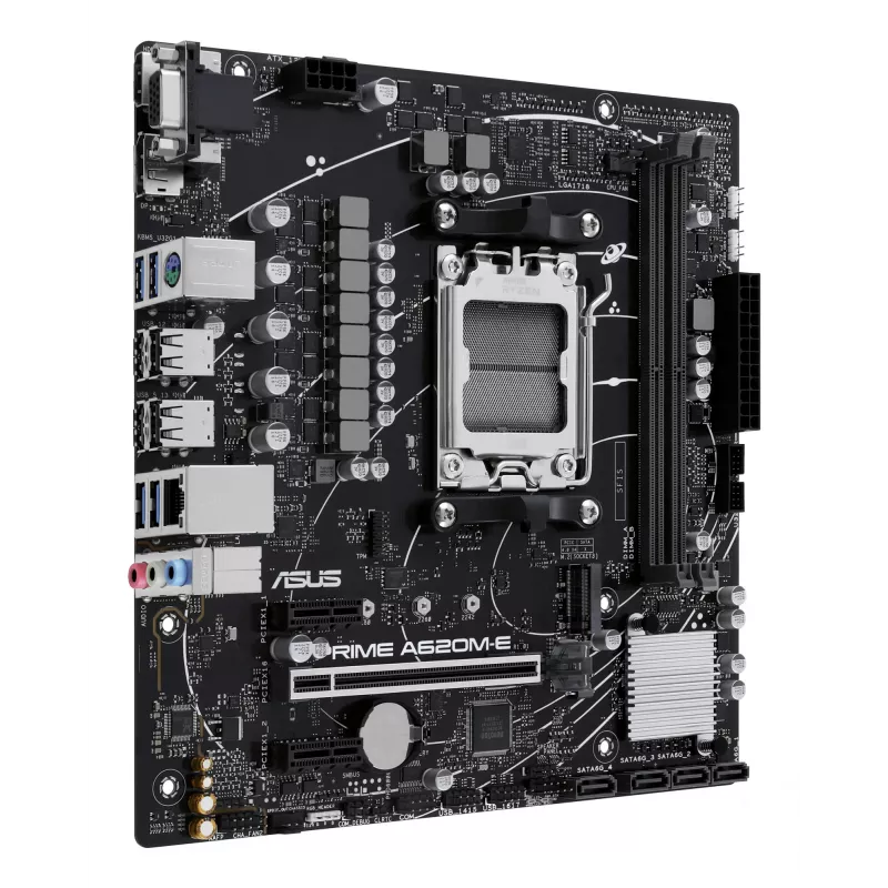 Emaplaat ASUS PRIME A620M-E-CSM AMD A620 pesa AM5 micro ATX