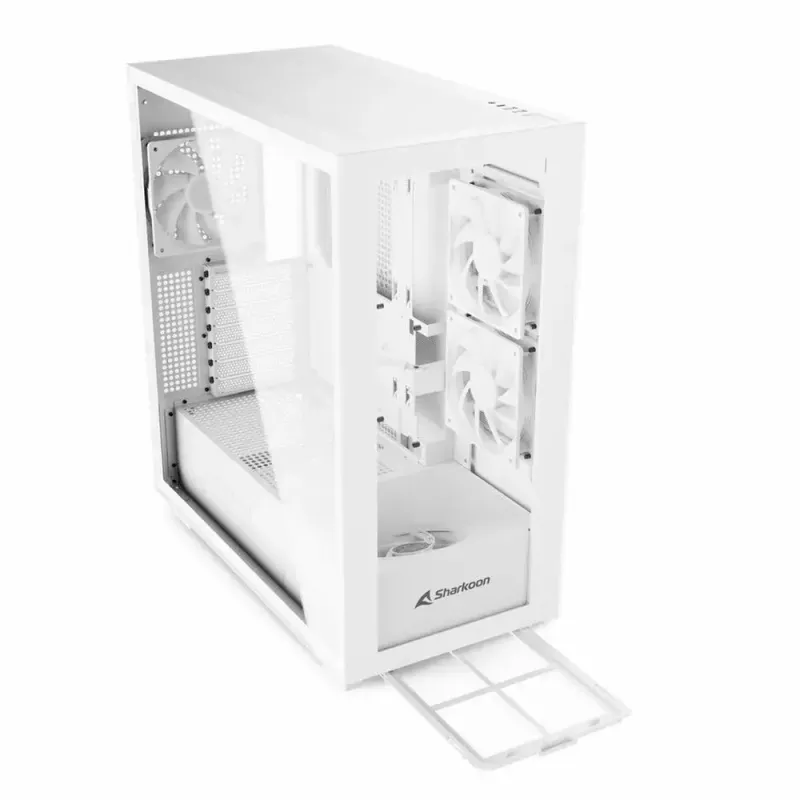 Arvutikorpus Sharkoon Rebel C60 Midi Tower Valge