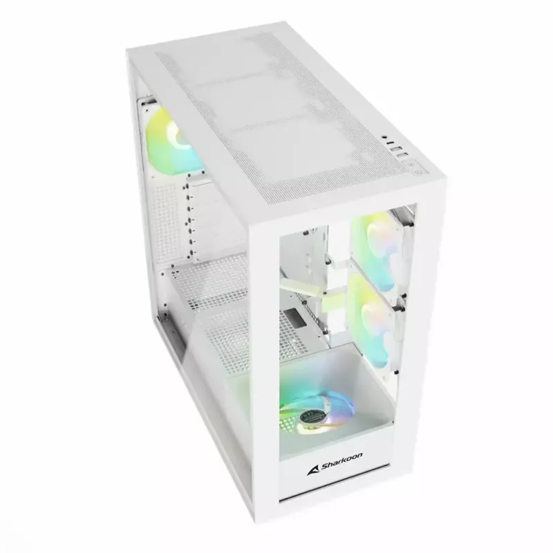 Arvutikorpus Sharkoon Rebel C60 Midi Tower Valge