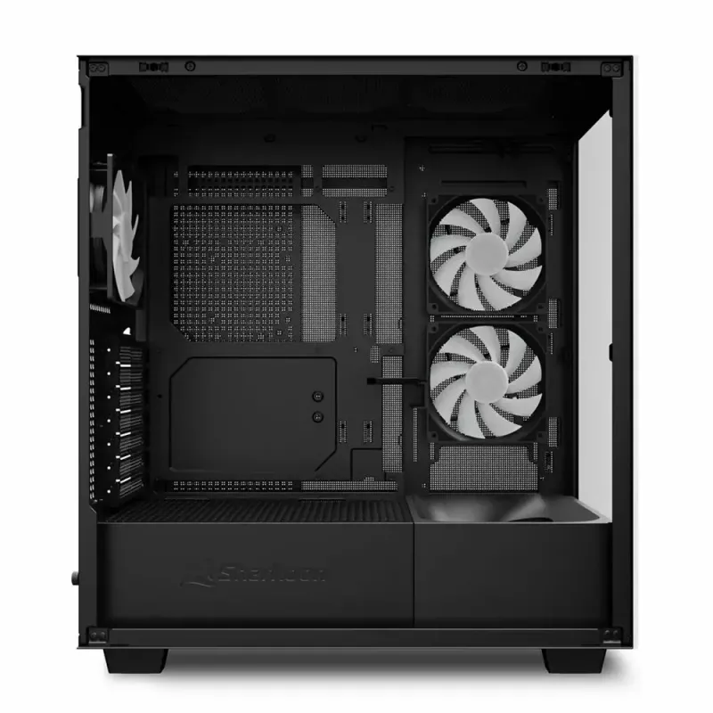 Arvuti korpus Sharkoon Rebel C60 Midi Tower must