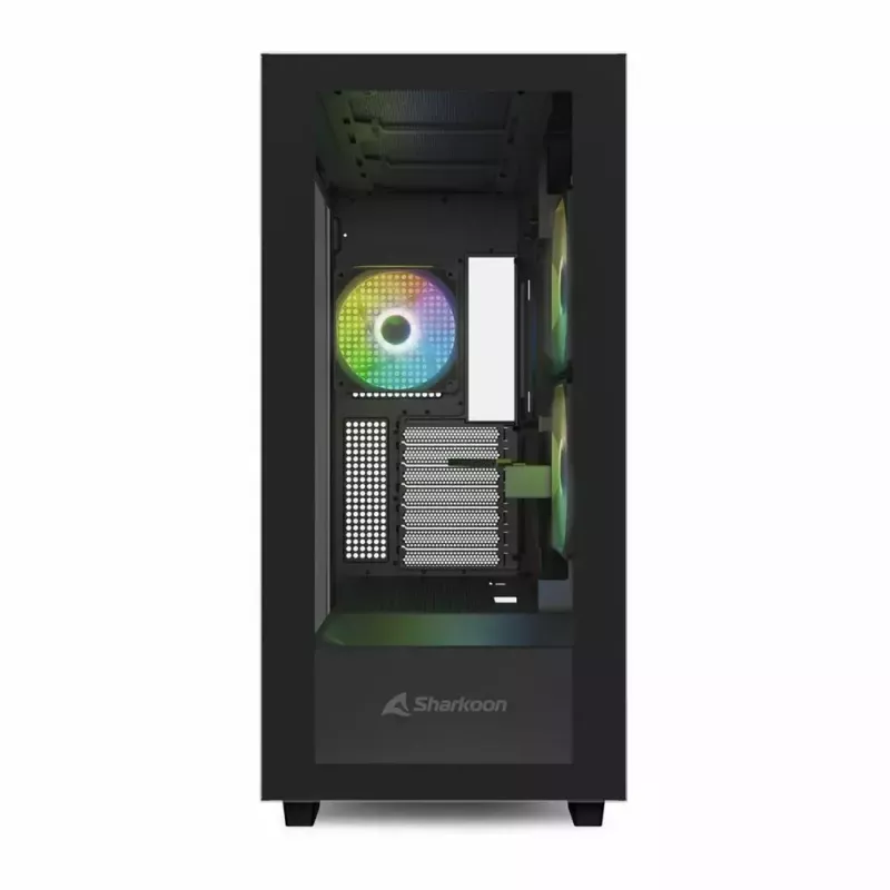 Arvuti korpus Sharkoon Rebel C60 Midi Tower must