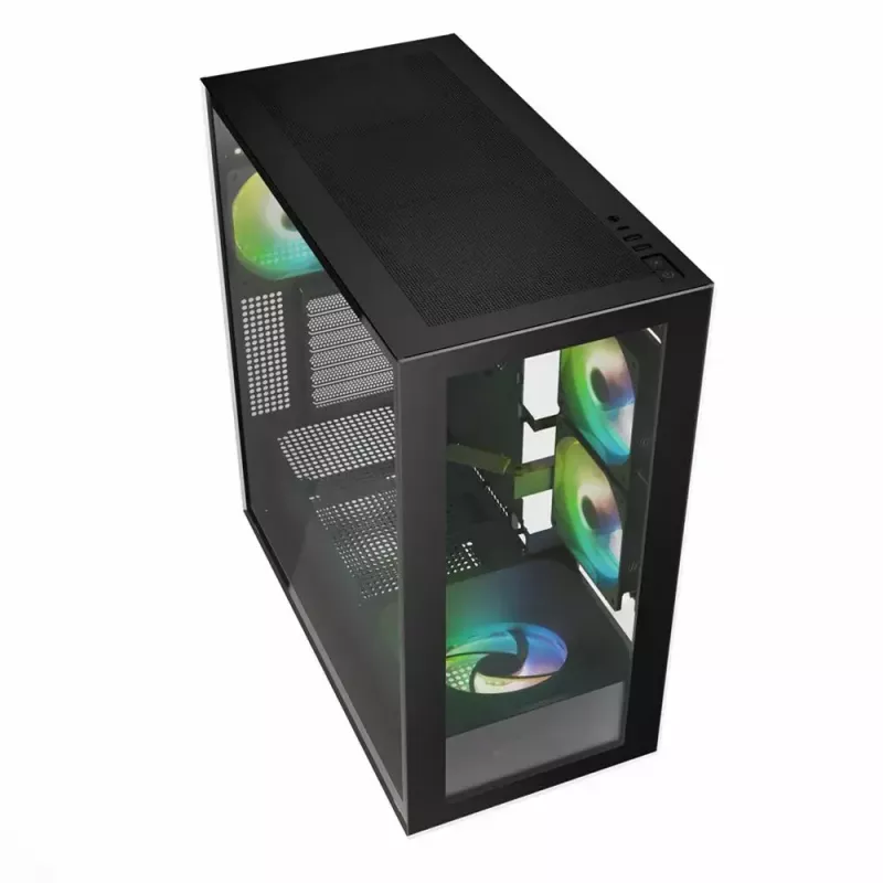 Arvuti korpus Sharkoon Rebel C60 Midi Tower must