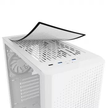 PC-korpus Sharkoon VS9 RGB Midi Tower valge