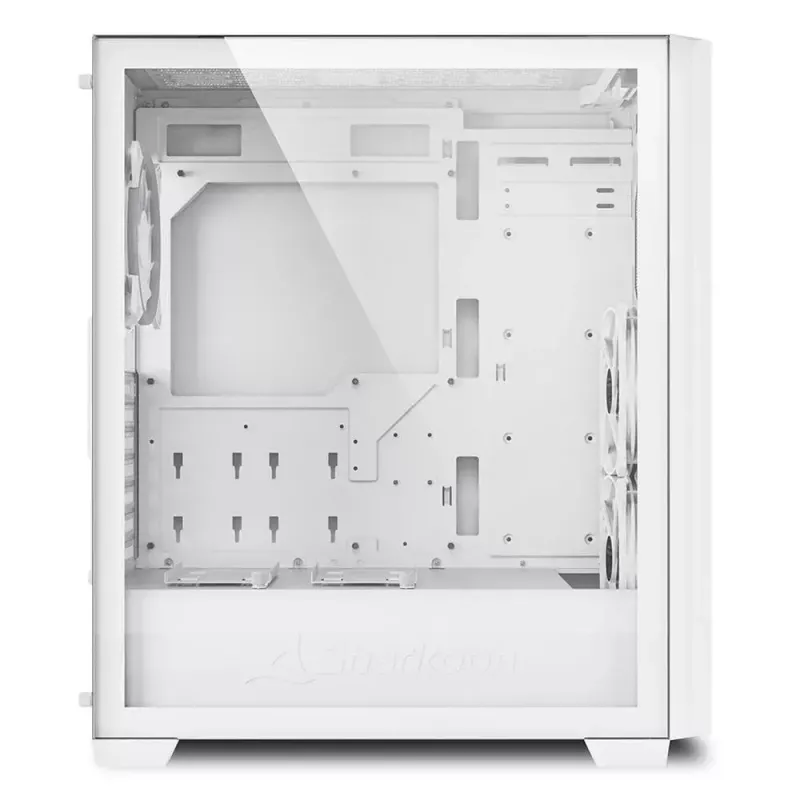 PC-korpus Sharkoon VS9 RGB Midi Tower valge