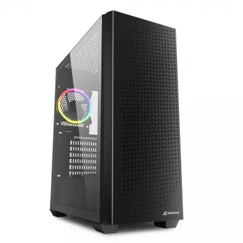 PC-korpus Sharkoon VS9 RGB Midi Tower Must
