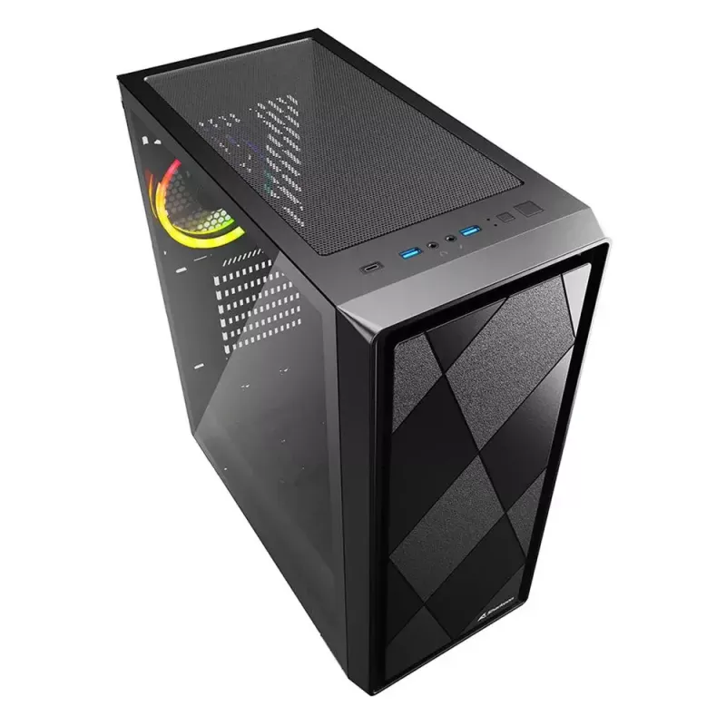 Arvutikorpus Sharkoon VS8 RGB Midi Tower must