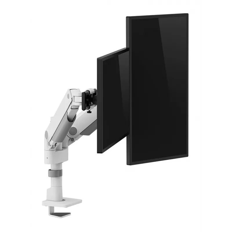 Neomounts DS65S-950WH2 Monitori käsi 24-34 tolli - gaasivedru - Topfix - mitmekülgselt reguleeritav - 180°-piirik