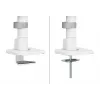 Neomounts DS65S-950WH2 Monitori käsi 24-34 tolli - gaasivedru - Topfix - mitmekülgselt reguleeritav - 180°-piirik