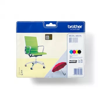 Brother LC-229XLVALBP tindikassett 4 tk Originaal must, tsüaan, magenta, kollane