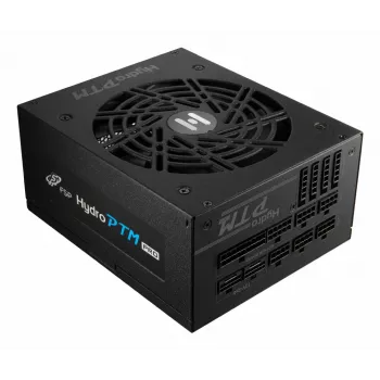 FSP Hydro PTM PRO 1650W toiteplokk ATX ATXV3.1 Must, 1650 W, 110 - 240 V, 50/60 Hz, Aktiivne, 120 W, 1650 W