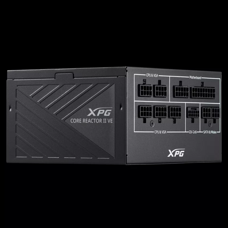 XPG COREREACTOR II VE 750W toiteplokk, 750 W, 100 - 240 V, 47 - 63 Hz, 10 A, 20 A, 62.5 A