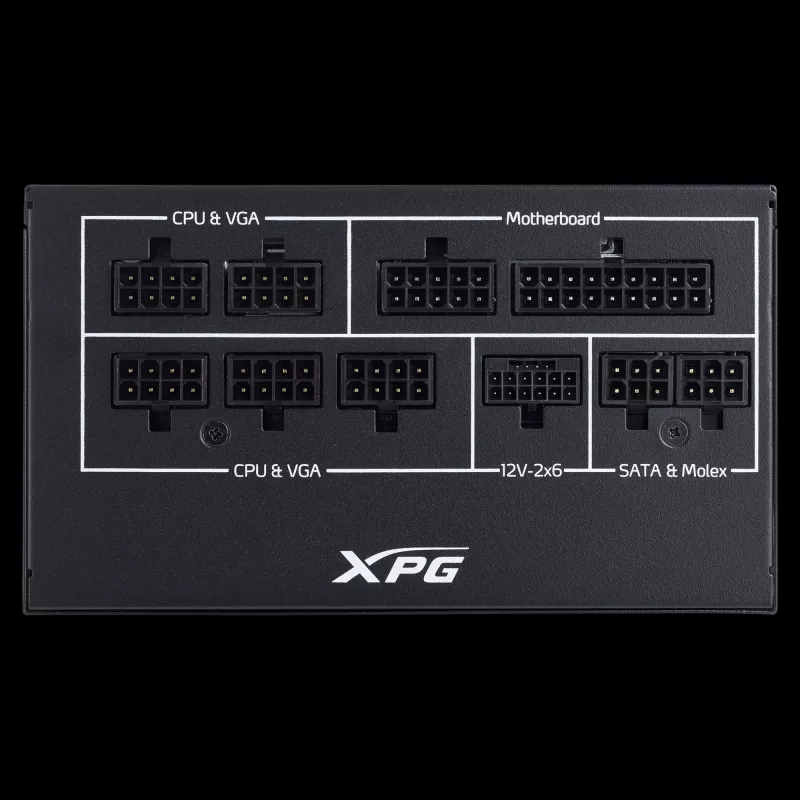XPG COREREACTOR II VE 750W toiteplokk, 750 W, 100 - 240 V, 47 - 63 Hz, 10 A, 20 A, 62.5 A