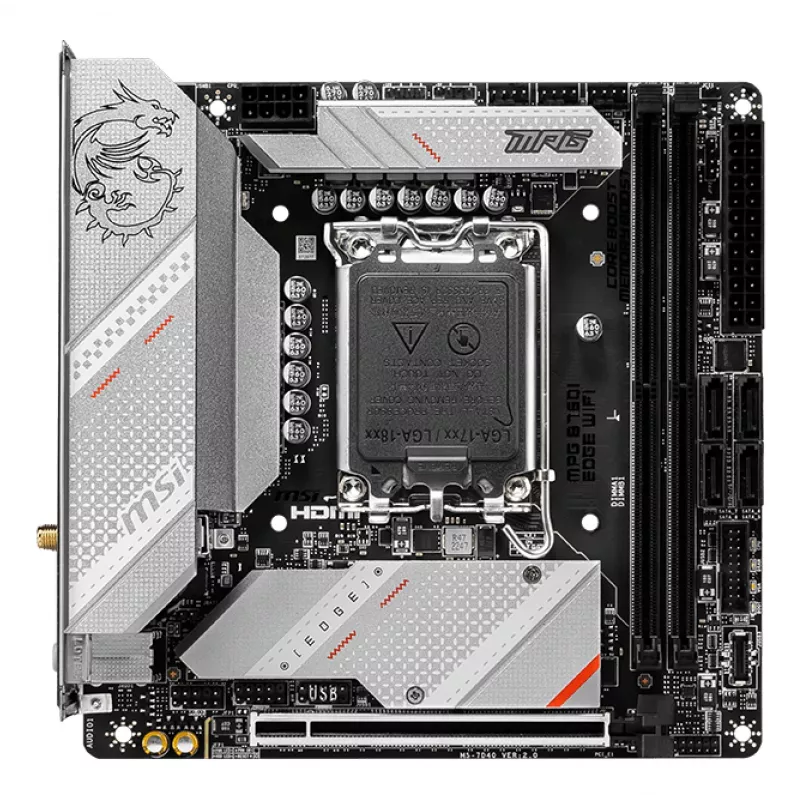 MSI MPG B760I EDGE WIFI emaplaat Intel B760 LGA 1700 mini ATX