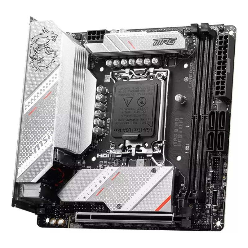 MSI MPG B760I EDGE WIFI emaplaat Intel B760 LGA 1700 mini ATX
