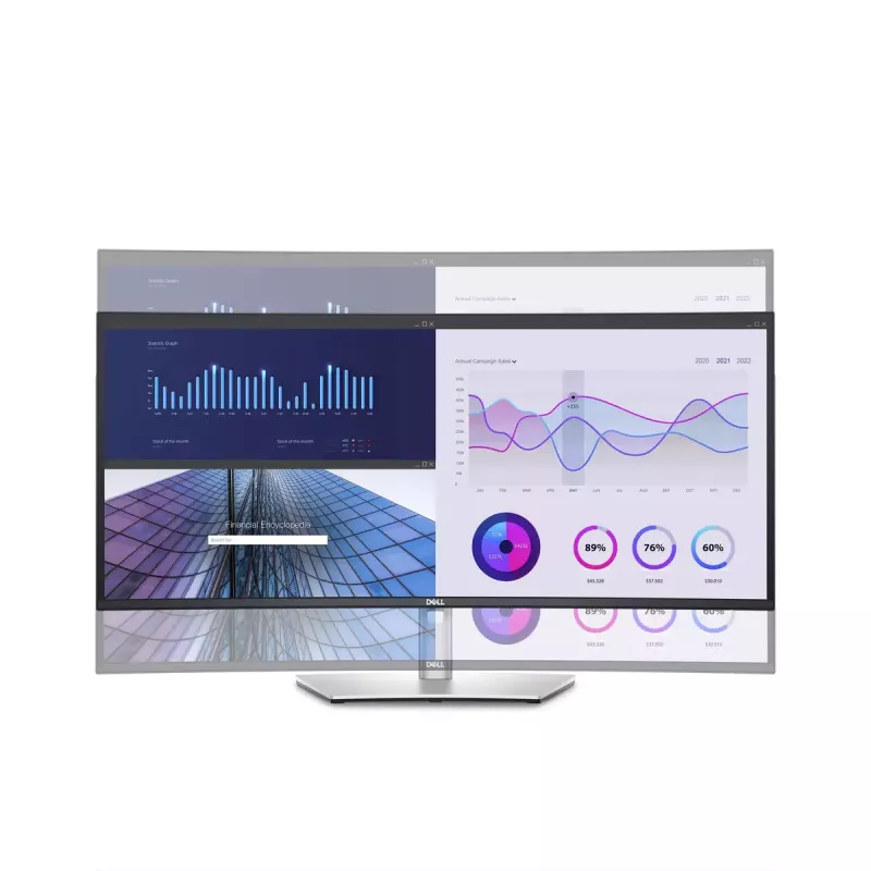 Monitor DELL UltraSharp U3423WE 34.1 tolli laiekraan Quad HD LCD 3440 x 1440