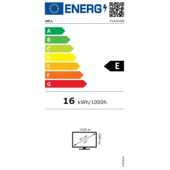 DELL P2424HEB 60.5 cm (23.8 tolli) LCD 1920 x 1080 pikslit Full HD