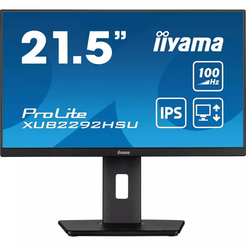 iiyama ProLite XUB2292HSU-B6 arvutimonitor 54,6 cm (21,5 tolli) 1920 x 1080 pikslit Full HD LED Must