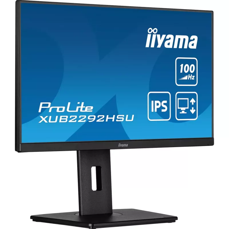iiyama ProLite XUB2292HSU-B6 arvutimonitor 54,6 cm (21,5 tolli) 1920 x 1080 pikslit Full HD LED Must