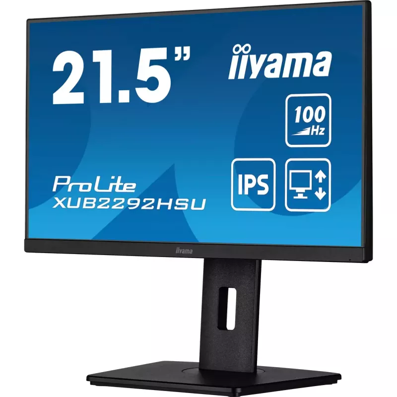 iiyama ProLite XUB2292HSU-B6 arvutimonitor 54,6 cm (21,5 tolli) 1920 x 1080 pikslit Full HD LED Must