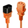 Lindy 2m IEC pikenduskaabel, oranž