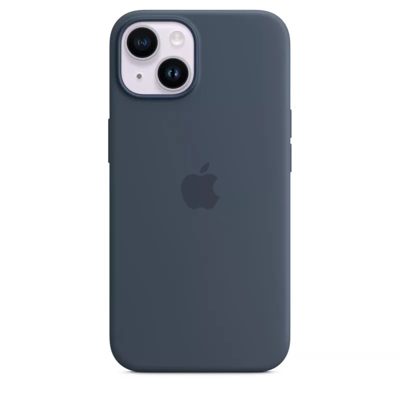 APPLE iPhone 14 - Silikoonümbris MagSafe'iga - Tormisinine