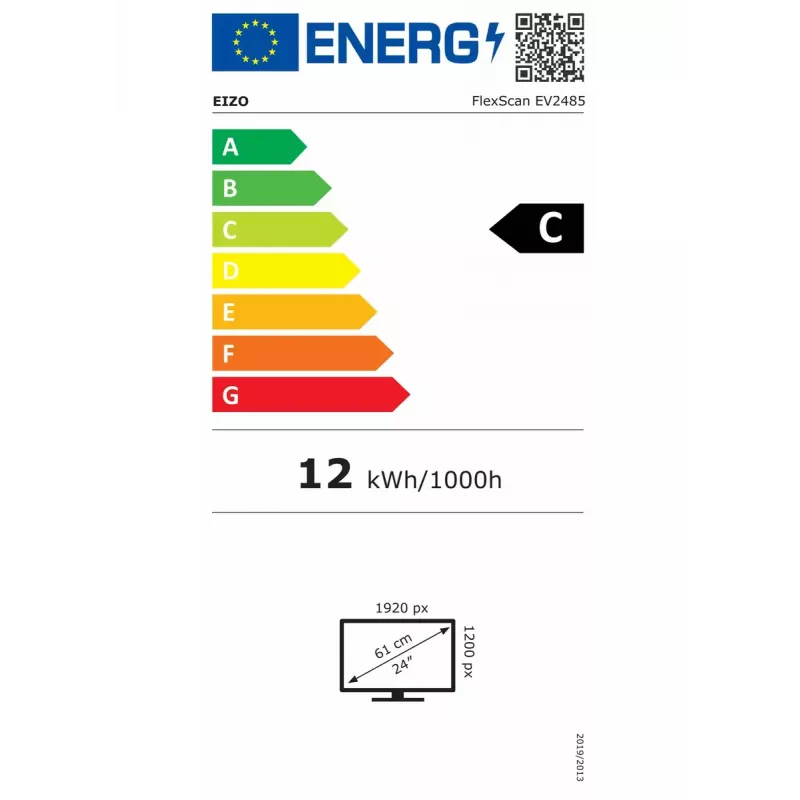 EIZO FlexScan EV2485-WT arvutimonitor 61,2 cm (24,1 tolli) 1920 x 1200 pikslit WUXGA LCD Valge