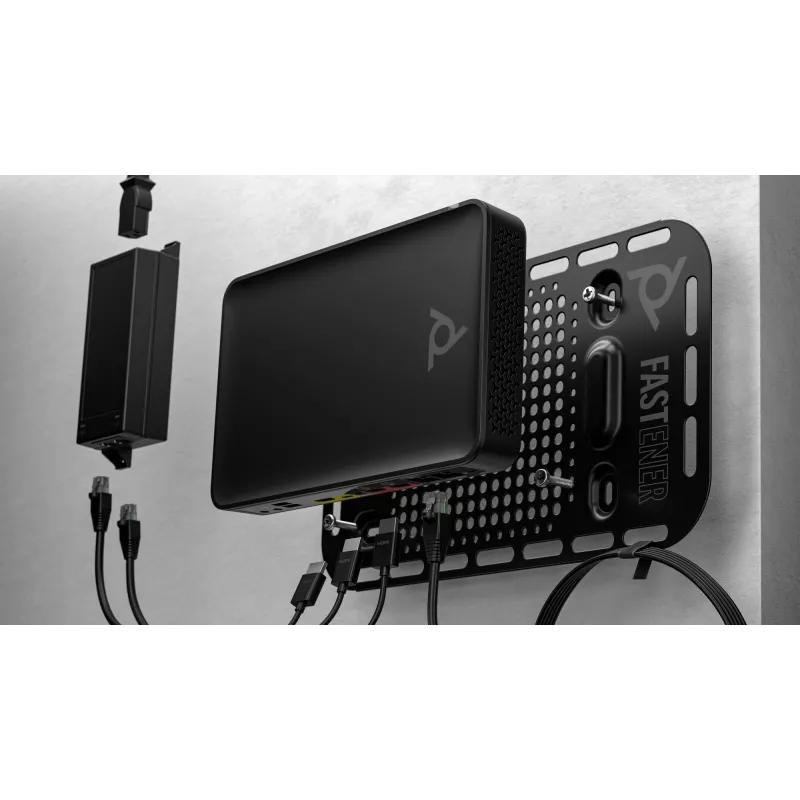 HP Poly Studio G62 videokonverentsisüsteem koos kinnitusplaadi komplektiga, raadiovaba, TAA