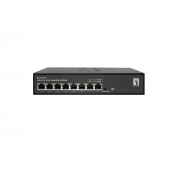 LevelOne Hilbert 10” 8-pordiline Gigabit Smart Lite lüliti, 8 x Gigabit RJ45 (10/100/1000)
