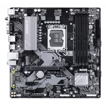 GIGABYTE B760M D3HP WIFI6 emaplaat – toetab Inteli 14. põlvkonna protsessoreid, 4+1+1 faasi digitaalne VRM, kuni 5600 MHz DDR5, 2xPCIe 4.0 M.2, Wi-Fi 6, GbE LAN, USB 3.2 Gen1