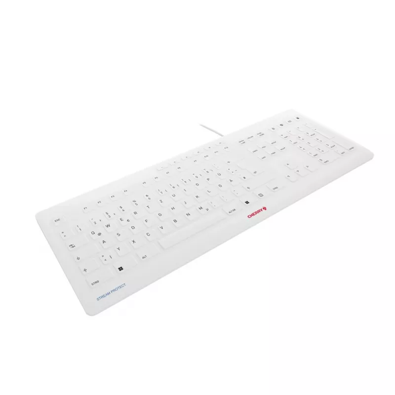 Klaviatuur CHERRY Stream JK-8502DE-0 USB QWERTZ saksa hall juhtmega 115 klahvi