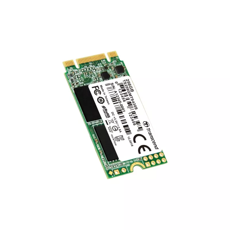TRANSCEND SSD 430s 256GB M.2 2242 SATA III 6Gb/s 3D Nand Flash