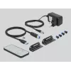DELOCK DisplayPort 1.4 KVM-lüliti 8K 30Hz USB 3.0 + Audio