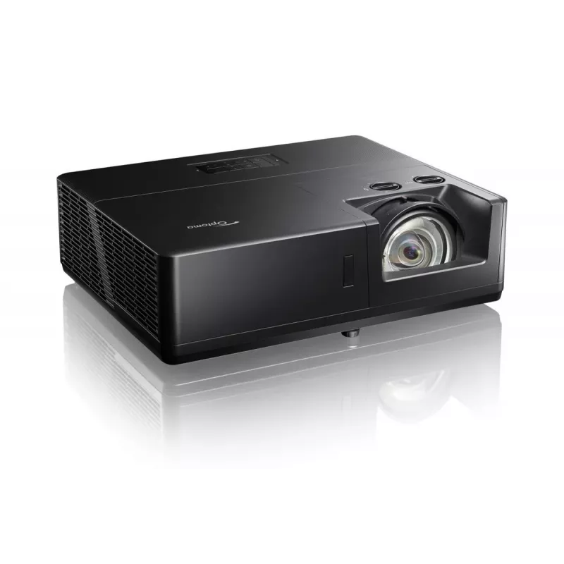 Optoma ZU607TST lühikese projektsioonikaugusega laserprojektor, DLP, WUXGA 1920x1200, 6000 ANSI lumeni, must