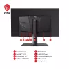 MSI MPG 321URXDE QD-OLED arvutimonitor 80 cm (31,5 tolli) 3840 x 2160 pikslit 4K Ultra HD must