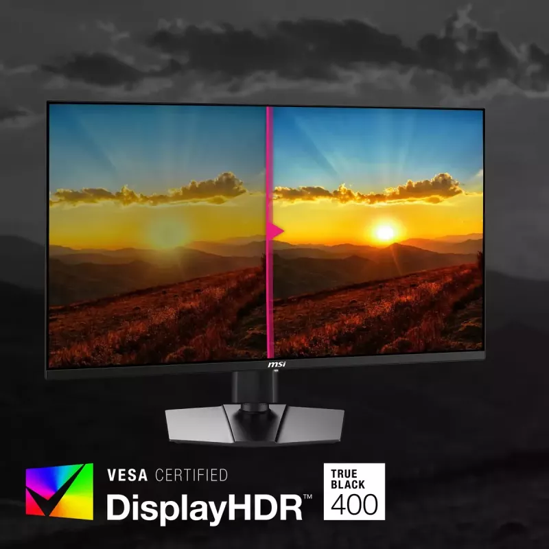 MSI MPG 321URXDE QD-OLED arvutimonitor 80 cm (31,5 tolli) 3840 x 2160 pikslit 4K Ultra HD must