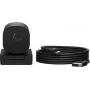 HP 965 4K voogedastuse veebikaamera, 8 MP, 3840 x 2160 pikslit, Full HD, 60 kaadrit sekundis, 1280x720@30fps, 1280x720@60fps, 1920x1080@30fps, 1920x1080@60fps, 3840x2160@30fps, USB