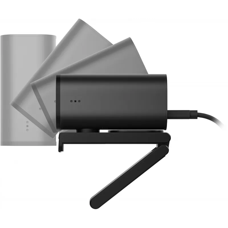 HP 965 4K voogedastuse veebikaamera, 8 MP, 3840 x 2160 pikslit, Full HD, 60 kaadrit sekundis, 1280x720@30fps, 1280x720@60fps, 1920x1080@30fps, 1920x1080@60fps, 3840x2160@30fps, USB