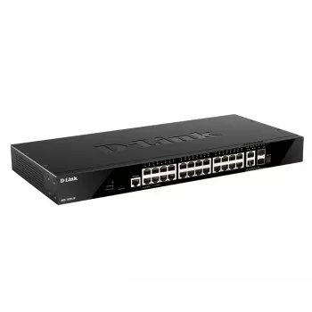 D-Link DGS-1520-28/E võrgulüliti, haldatav, L3, 10G Ethernet (100/1000/10000), 1U, must